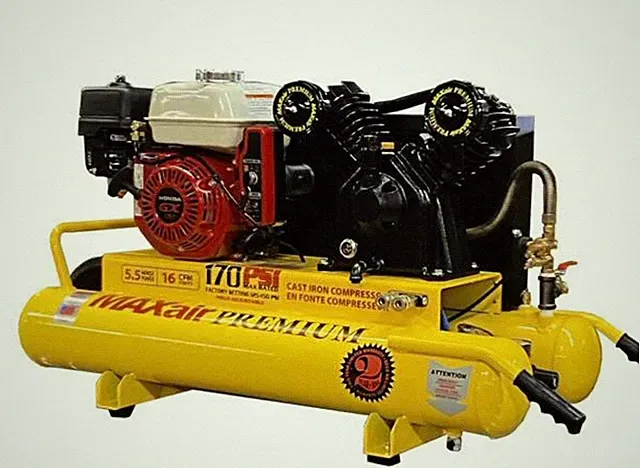 Air Compressor MAXair Premium 5.5 HP, 10 Gallon, Honda GX200 Engine Wheelbarrow