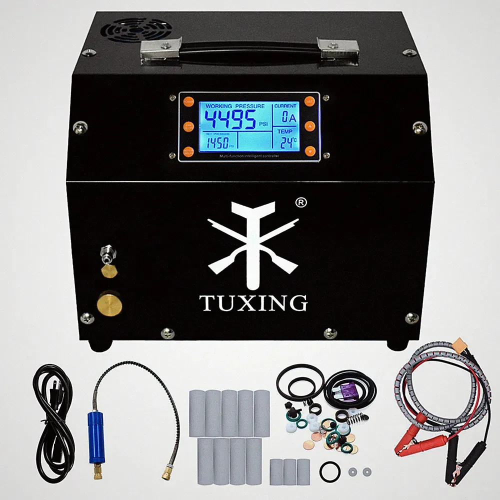 TUXING Portable PCP Air Compressor 4500Psi, Auto-Stop High Pressure Compressor